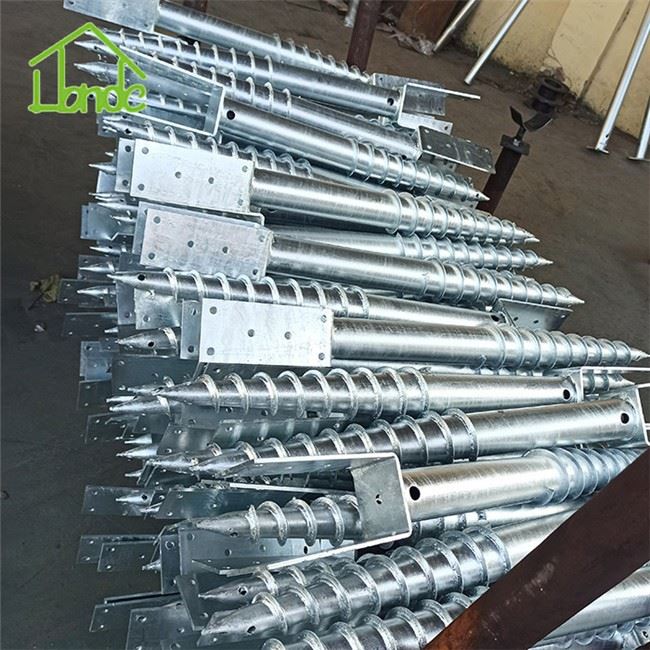 Ground Anchor Screw& Galvanized Steel Fence
